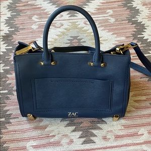 Zac by Zac Posen navy purse with shoulder strap